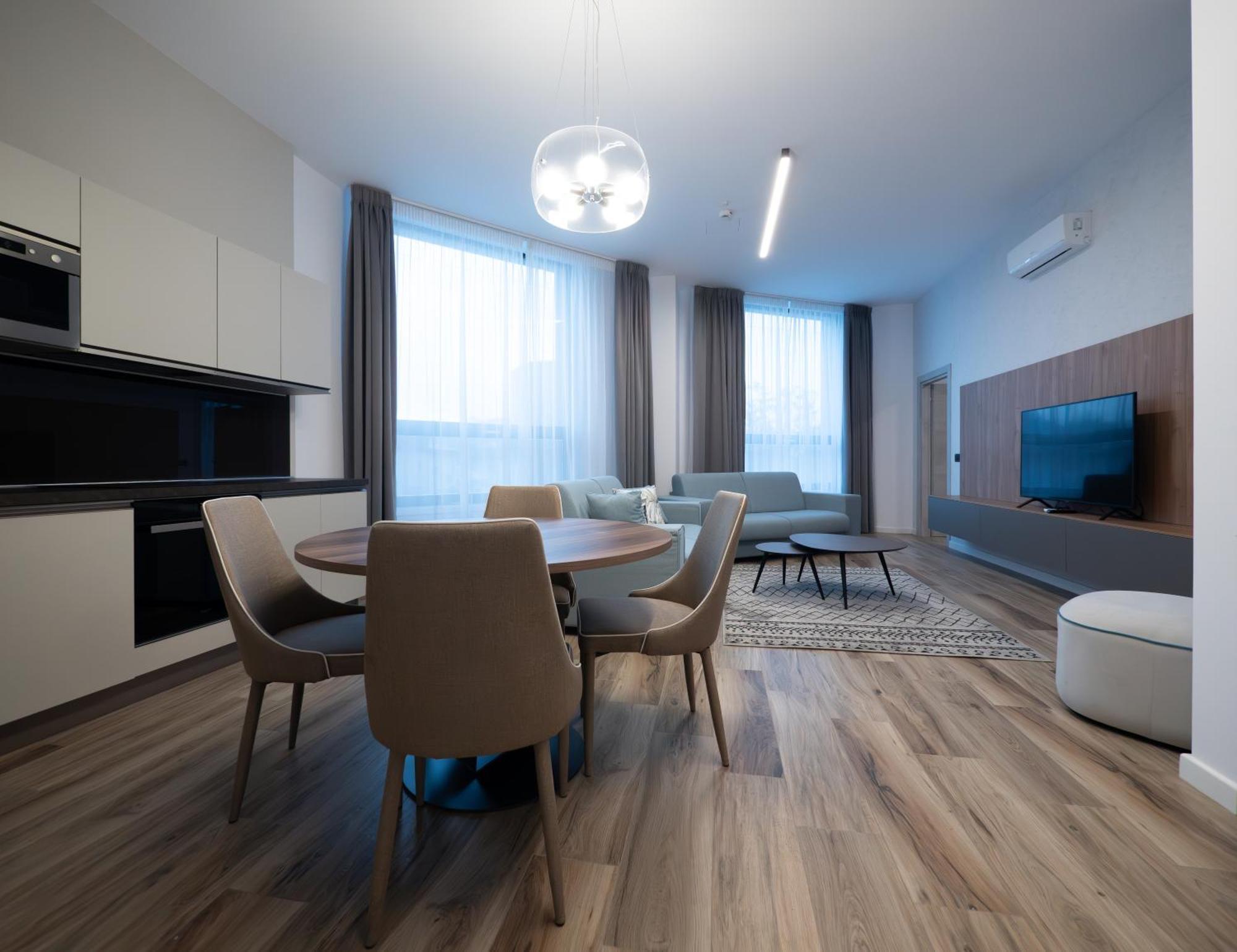 Novos Luxury Suites Bukares Bagian luar foto